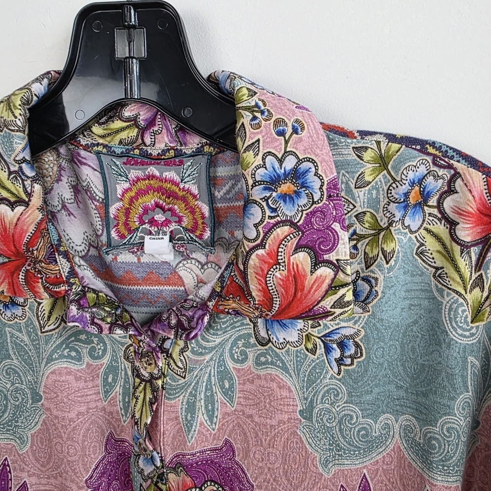 Johnny Was Ledona Top, Size Xs - Picture 3 of 6